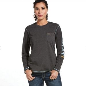 NWT Ariat Rebar work long sleeve top size large.